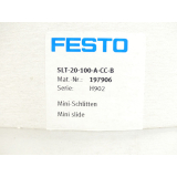 Festo SLT-20-100-A-CC-B Mini-Schlitten 197906 - ungebraucht! -