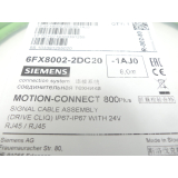 Siemens 6FX8002-2DC20-1AJ0 Signal-Leitung  L = 8.00 m   - ungebraucht! -