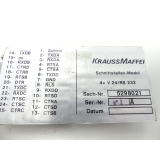Krauss Maffei 5298021 Schnittstellen-Modul  4 x V.24 / RS 232