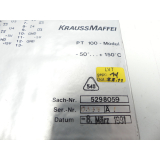 Krauss Maffei 5298059  PT 100 -Modul  - 50°. . . + 150°