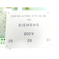 Siemens C98043-A1001-L5-09 Karte SN Q6B8 + C98130-A1002-C75-04-25 Trafo
