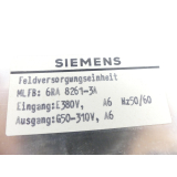 Siemens 6RA8261-3A Feldversorgungseinheit E380V, A6 G50-310V, A6