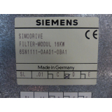 Siemens 6SN1111-0AA01-0BA1 SIMODRIVE Filter-Modul SN: T-J1164777 Version D