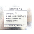 Siemens 6SN1162-0EA00-0CA0 Schirmanschlussblech + 1x Gummiring