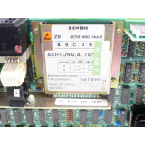 Siemens 6ES5900-0AA12 Zentralbaugruppe 900 mit Stromversorgung SN: 112375