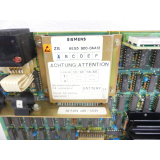 Siemens 6ES5900-0AA12 Zentralbaugruppe 900 mit Stromversorgung SN: 112376