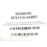 Siemens 6FX1118-4AB01 Karte SN 11761 - ungebraucht! -