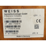 Weiss 175487A Motorschleifspindel SN 175487A-0036 mit Indramat Anschlussstecker