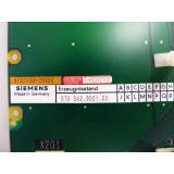 Siemens Rückplatine für 6FX1154-2BA00 E-Stand: A SN: MK116677