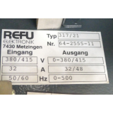 Refu 317/21 Frequenzumrichter SN 64-2555-11