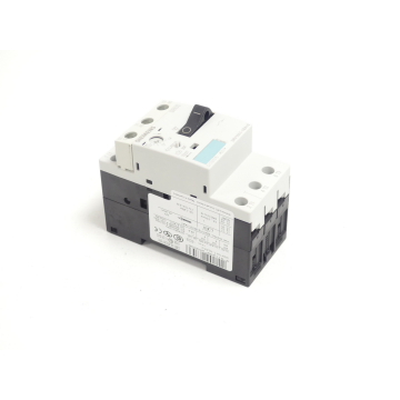 Siemens 3RV1011-1BA10 Leistungsschalter 1,4 - 2A E-Stand: 07 + 3RV1901-1D