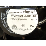 ebm W2K121-AA01-16 Axiallüfter - 230 V / 50 / 60 Hz, 18 / 17 W