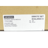 Siemens 6GK5208-0BA10-2AA3 SCALANCE X208 SN:VPP3213697 -...