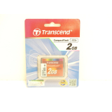 Transcend TS2GCF133 CompactFlash 133X 2 GB - ungebraucht! -