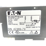 Eaton XN-2AI-PT/NI-2/3 Eingangsmodul SN 42369-79 Part-Nr 140067 - ungebraucht!