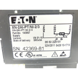 Eaton XN-2AI-PT/NI-2/3 Eingangsmodul SN 42369-81 Part-Nr 140067 - ungebraucht!