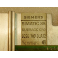Siemens 6ES5700-0LA12 Subrack