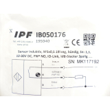 IPF IB050176 Sensor Induktiv - M5 x 0.5 M8 Stecker SN MK117192 - ungebraucht! -