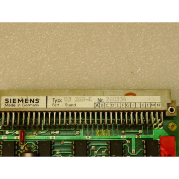 Siemens Module GE.548109.0001.00 E-Stand A