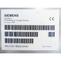 Siemens SINAMICS 6SL3100-1BE22-5AA0 Pulswiderstand