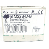 Klöckner Moeller M22S-D-B Drucktaster flach blau VPE 6 St. - ungebraucht -