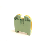Weidmüller WPE 16 Schutzleiter-Reihenklemme grün / gelb