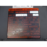 Mitsubishi HA300NCB-S SPEC NO. 84018 + Encoder OSA104 SN J4AP403481 ungebraucht