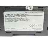 Omron CP1H-X40DT1-D SYSMAC CPU-Baugruppe Version: 1.0 SN:30X05S