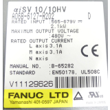 Fanuc A06B-6127-H202 Modul SV 10/10HV SN V11129626