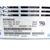 Siemens 6SN1111-0AA01-2DA0 Netzfilter SN: 02384 Version: D
