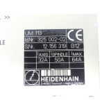 Heidenhain UM 113 Umrichter ID 325 002-02 SN 12156319 - geprüft und getestet