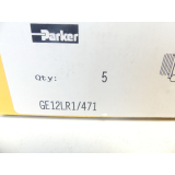 Parker GE12LR1/471 DIN-Hydraulikhochdruck-Einschraubverschraubung VPE 5 ungebr.
