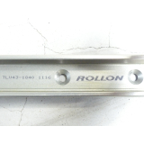 Rollon TLV-43-1840 Führungsschiene L 184cm + 2x NT 43 Führungswagen SN 42369-188
