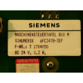 Siemens 6FC3478-3EF Steuertafel
