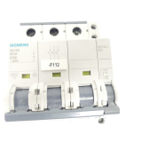 Siemens 5SY63 MCB C10 Leistungsschutzschalter ~ 400V + 5ST301.AS Hilfsschalter
