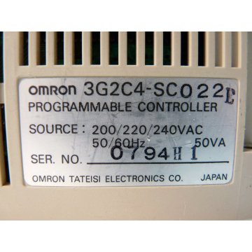 Omron 3G2C4SC022E Prog. Contr.