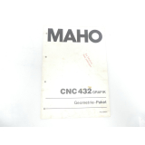 MAHO Bedienungsanleitung für Steuerung CNC 432 Grafik / Geometrie-Paket