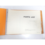 Mazak Mechanical Parts List mechanische Teileliste SN:70188