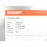 Beckhoff CP6902-0021-0000 Economy-Einbau-Conrtol Panel 15" SN:3206190-008