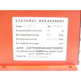 AER-Antriebselektronik B 1125/V Statomat Bremsgerät SN:0894050
