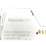 Rexroth R-IB IL RS232-PRO-PAC MNR: R911170440-GB1 SN:170440-10473