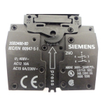 Schlüsselschalter + Siemens 3SB3400-0D + 3SB3400-0E