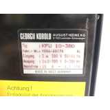 Georgii Kobold KFU 10-380 Frequenzumrichter SN: 9006-00178