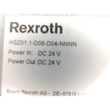 Rexroth HSZ01.1-D08-D04-NNNN Stromversorgung MNR R911339573 SN: 7260407744049
