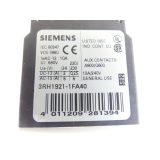 Siemens 3RH1921-1FA40 E-Stand: 04 Hilfsschalterblock