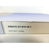Siemens 6DD1801-5DA8 Software SIMATIC D7-SYS V6.1