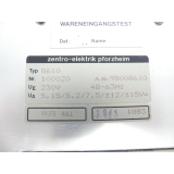 Gildemeister VSNT 350 / zentro-elektrik 98008610 Netzteil 100020 48-63 Hz 1883