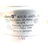 ebm W2S130-AA03-71 Axiallüfter 220/230V~50/60Hz