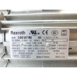 Rexroth MNR 3 842 547 992 Motor 3842548306 + Aufsteckgetriebe FD 558 B15392191