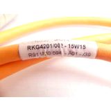 Rexroth RKG4201/002 / R911338594/39- 15W15 Motorkabel Kabel - Länge: 1,95m